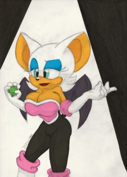 As it was scanned from a notebook, I cropped out the binding to try to  make it look better, but as a result she&rsquo;s less centered. Ah well, I  still think the colouring is pretty good, considering.Art by  TheElectricSymphonyCo.Colours by me