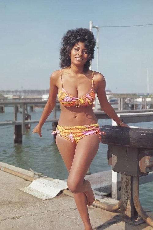   Pam Grier, as Jet Magazine&rsquo;s &ldquo;Beauty of The Week.&rdquo; June, 1971   