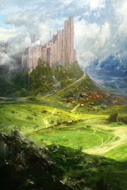 fantasy-art-engine: Castle by Hamsterfly 