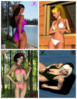 dacommissioner2k15:  Camp W.O.O.D.Y.  Summer Set 1————————————————-  Gift Artwork done by: ImfamousEConcept and idea: me—————————–Here’s is the 1st set of Camp W.O.O.D.Y. themed pin-ups done by ImfamousE: