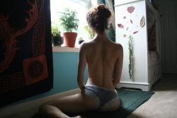 naked-yogi: naked-yogi:  self-portrait by Anastasia (please only reblog with caption intact. no reposts).  email me at nude.yogini@gmail.com to purchase my videos! I have a diverse selection of p*rn for you to choose from~    OnlyFans.com/naked-yogi OnlyF