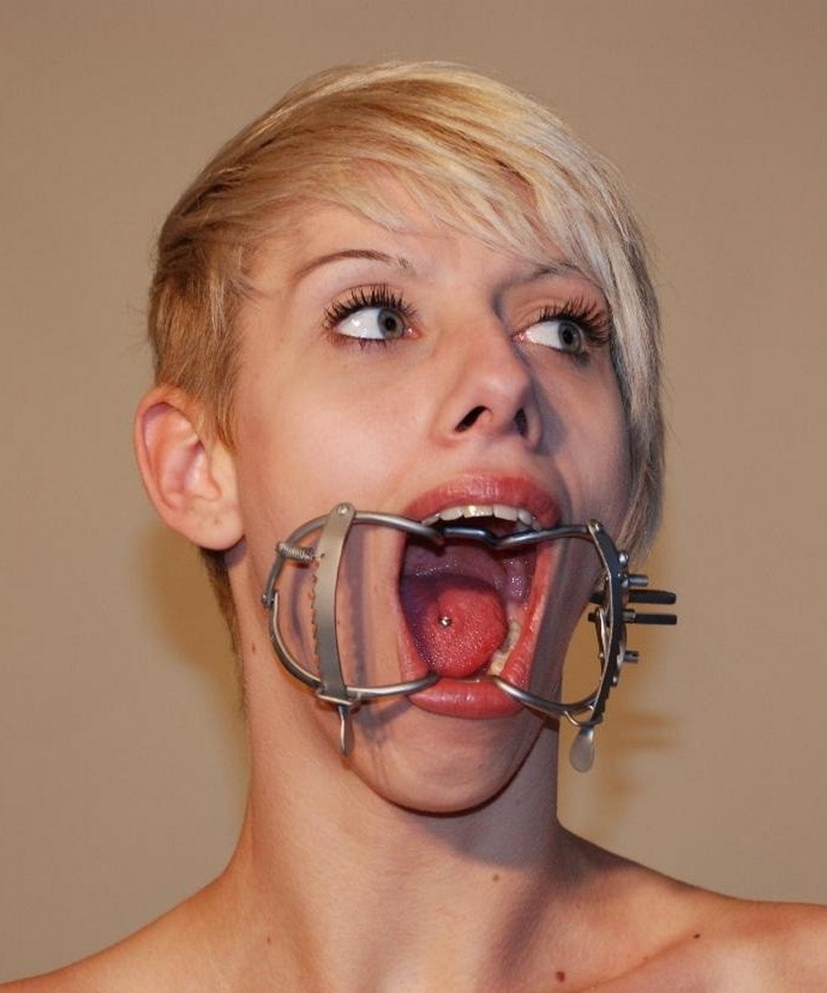 Forced blowjob cum inside mouth