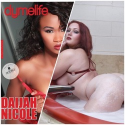 Check out  @dymelifemag  to see the sultry leather strappy lingerie wet shoot with Anna Marx @annamarxmodeling  photographed by @photosbyphelps www.dymelifemag.com #VDaySpecial @iamdaijahnicole @msamour_  #doublecover @modelcymba @pretty.j @annamarxmodeli