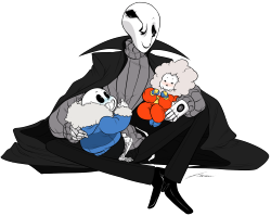 My 3 fav characters from Undertale ^7^