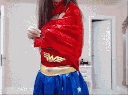 awesomecosplaygirls: Chaturbate model Caylin as Wonder Woman