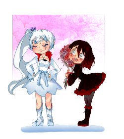 agent-feelington:  Just take the freaking roses, Weiss! 
