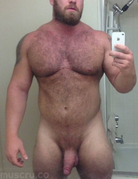 Muscle Bear Thick Cock