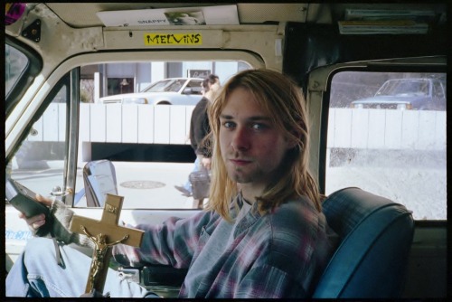 iamdangerace:    Kurt Cobain in Cambridge around the late ‘80s. (Photo courtesy of JJ Gonson).