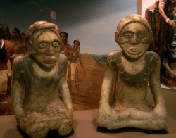 fyeah-history:  Marble effigies from the Etowah Mounds, c. 1375Etowah Indian Mounds is a 54-acre (220,000m2) archaeological site in Bartow County, Georgia south of Cartersville, in the United States. Built and occupied in three phases, from 1000–1550