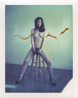 creativerehab:  Angel/devil:  A portrait of photographer Brittany Markert.