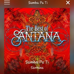 Not feeling too good. Jamming out to some #Santana #SambaPaTi til I can fall sleep!