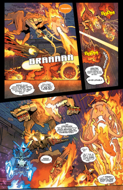 Remember that one time Calvin and Hobbes created a Ghost Rider?That was weird.Ghost Racers #4