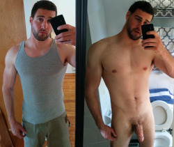 zachuk:  speci-men:  Speciman 2b52: Clothed Unclothed Diptychs  Wow! 