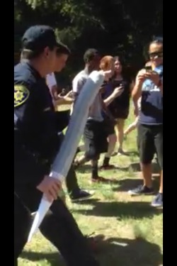 savcreeps:  Meanwhile at UC Santa Cruz, a student rolled a three pound joint for 4/20.