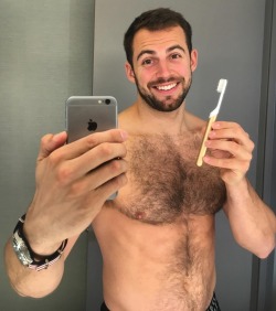 hairyathletes:Chris Mazdzer every hairy lovers favorite Olympian. Between that rocking body bathed in thick fur and his cute smile. What’s not to love? I’d enjoy running my hands through the chest hair! For starters…