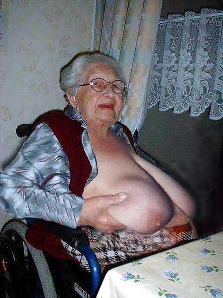 Big fat grandma tit fucked