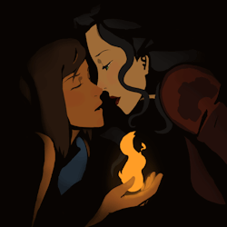 pygmalionofcyprus:A kiss by fire light
