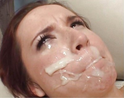 Passed out cumshot facial