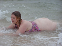 thickmia:Thank you so much for all your nice and naughty feedback. Here’s one more holiday photo. Bottomless in the sea, showing my large naked butt.Love, MIA  oh Mia I do enjoy seeing your gorgeous large naked butt - this is a very hot picture!  So