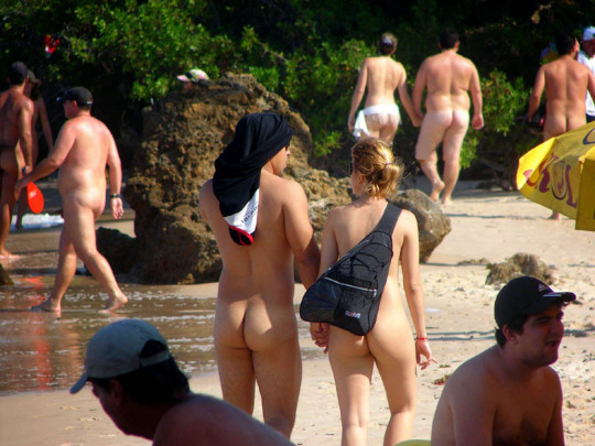 Brazilian family nude beach