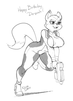 derpah:  nsfwkevinsano:  first picture of the New Year and it’s a Zero Suit Fox.  Now that I remember, I drew fox with a gun a few weeks ago haha, thank you very much!! C= i love it &lt;3 have a great year  &lt; |D&rsquo;&ldquo;&rsquo;