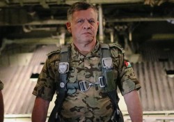 bywayofpain:  stunningpicture:  The Government of Jordan just posted this picture of King Abdullah on their Facebook page. It is rumored that he participated in the retaliatory strike which killed 55+ ISIS fighters.  Fucking badass.