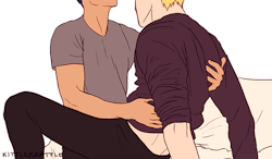 kittlekrattle:  this is what happens when you give me very canon shipping material ʘ‿ʘ)ﾉ*:･ﾟ✧ (thank you to those who linked me to the latest KnB Extra Game chapters! ♥︎ aokise is oN FIRE) [other gifs] 