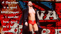 wrestlingssexconfessions:  I had this steamy dream a few weeks ago about Wade Barrett. Only in this dream he had the physique of Ryback. And he was horny as hell. He practically chased me down a hallway, tore my clothes off with one hand as he threw me