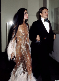 meteormom:  Cher at the Met Gala in 1974 