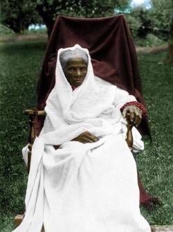 shigod:  exstendotongue:  A real picture of Harriet Tubman in full color   she’s so thugged out. 