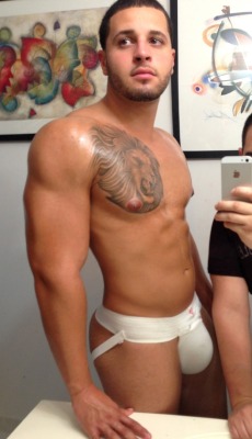 dickgalore:  menandjocks:  damn!   OK SO THE DUDE STANDING NEXT TO HIM WITH THE IPHONE…WHO IS HE? ALWAYS TAKING PICTURES WITH HOT DUDES… 