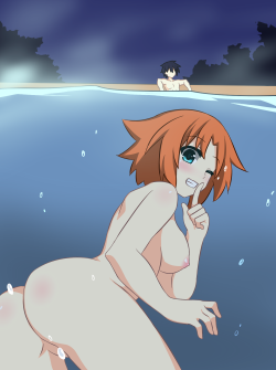 shikniful:  Nora’s Surprise This hotspring look so deep in the cover… anyway~here the next part of this weird doujin series. And good kid should’t do it in hotspring. It gonna be a pain to clean up, not to mention it is easy to pass out in there.