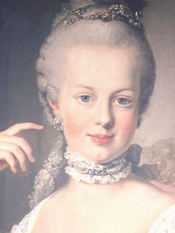 Marie Antoinette when she was 13 years oldÂ 