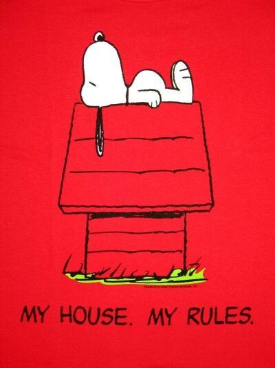 My house my rules