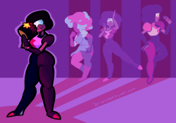 jer-artspat:  Commission for @cyberellahellspree, who asked for a pic of garnet that i went very overboard on cOUGHCOUGHcommission info!