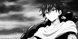 infiniterhapsody:   Judal (ジュダル) ≡ Magi↴  Judal is very powerful, cruel, arrogant and somewhat childish. Usually he doesn't listen to anyone's advice or orders, and does things his own way.     