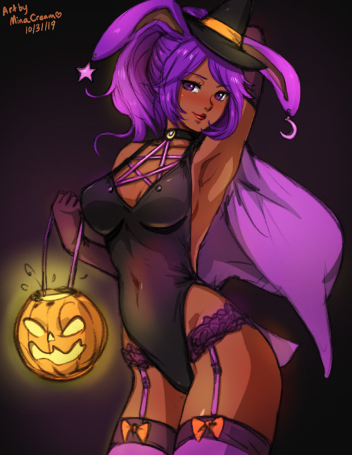#628 Happy Halloween Trick or Treat Witch    (OC belongs to Rosarie Amitola)Commission meSupport me on Patreon