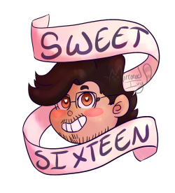 mirrored-ivy:  Happy sweet sixteen Mark!!!!Thank you for being you! &lt;3speedpaint  Thank you for being here!