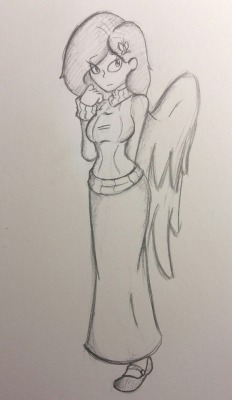 It&rsquo;s been a while since I uploaded a pencil sketch. This one is humanized Fluttershy. I&rsquo;ll probably ink and colour it soon.