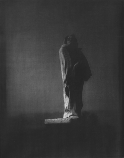 onlyoldphotography:  Edward Steichen: Balzac, the Open Sky - 11 P.M. 1908  In late summer 1908 Rodin moved the plaster of his sculpture of the French writer Honoré de Balzac out of his studio and into the open air so that Steichen, who disliked its chalky