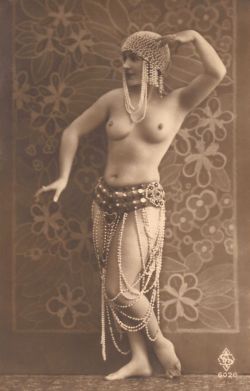 lilit69:  1920s Original French Art Deco Erotic Photo Postcard.