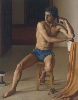 sculppp: Claudio Bravo, (Chilean, 1936-2011), Noureddine also known as Portrait of a Young Man, 1983. 