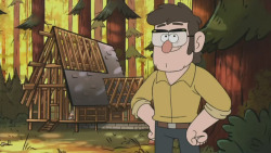 tin-pan-ali:  I can’t believe the Stans built the Mystery Shack I can.What I CAN’T believe is that Manly Dan very likely knows the entire layout of the Shack, possibly including the basement. I mean, granted, he’s probably gotten hit by the Blind