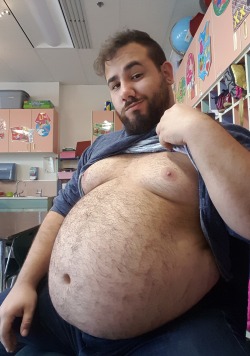 growingcubster: dezmik:  Because its Tuesday.  Perfection 😍🐻Need to give that gut belly rubs 