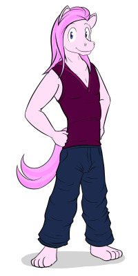 Raffle Request 3 - Anthro PonyThis one&rsquo;s name was Lover Boy, and I got to anthro-size him.