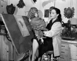 wolfmansgotnards:Let us not forget one of the most important things about the Universal Monsters era: The Creature From The Black Lagoon was created by a woman, Milicent Patrick. Nearly unheard of at the time, ms Patrick is responsible for creating one