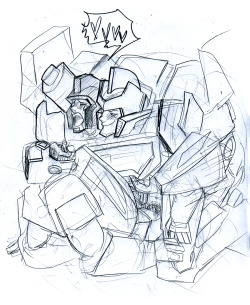 kkalcollection:  schandbringer:  Wreckers WIP that I’m never gonna finish probably.I couldn’t decide if I wanna do Drift n Percy Wreckers mode or KupSpringer, so I decided “why not do what a normal person would do and kick out Drift and have Kup