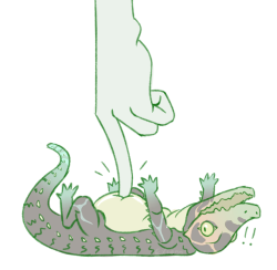 avianalaric:I like to spend my time drawing squishy alligator-esque familiars for a flight rising thread