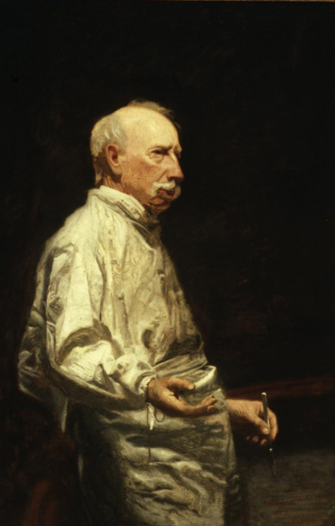 artist-eakins:  Study of Dr. Agnew for the Agnew Clinic, Thomas Eakins