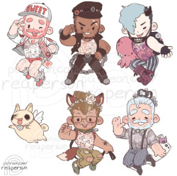 sweetbearcomic: ~Support me on Patreon~ Last thing for this week! Sweet Bear partnered up with Yaoi Revolution to produce some exclusive magnet designs; they’ll be available at their booth at Yaoicon and then later from their website! For these guys